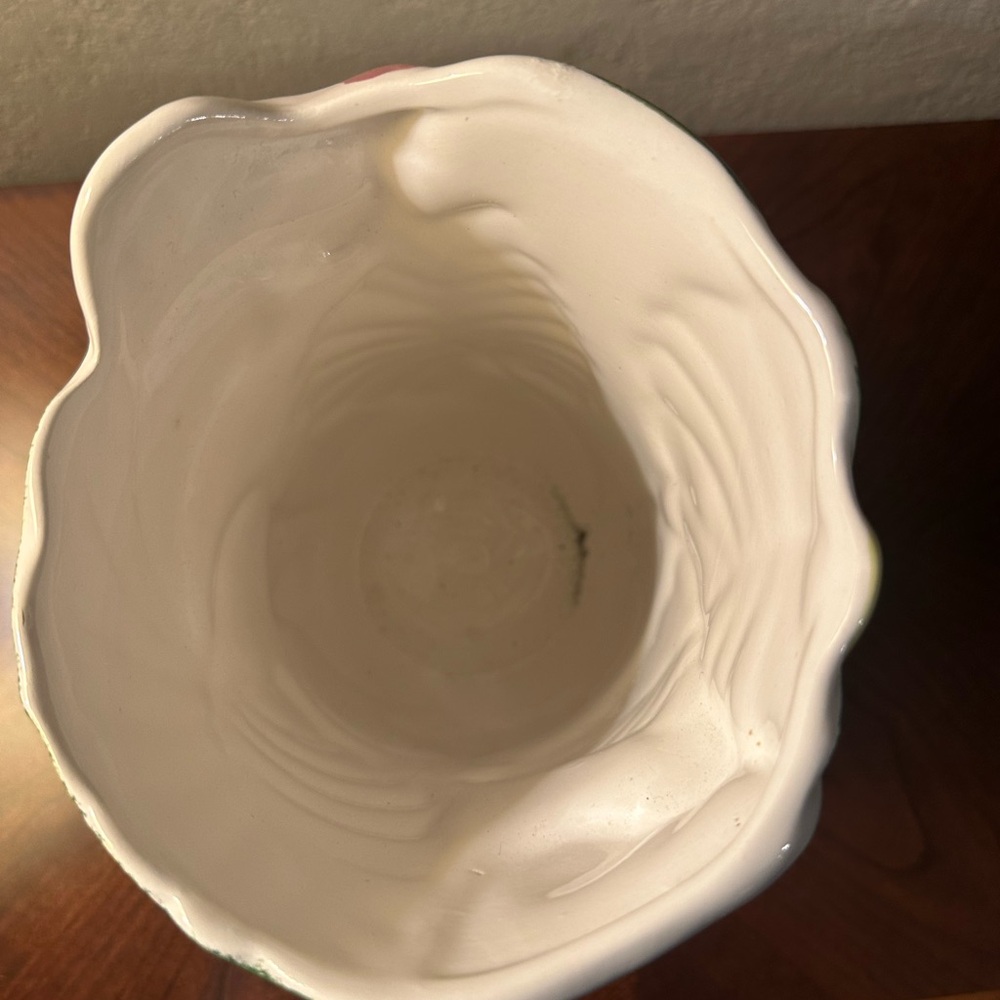 White Ceramic Vase - Picture 5 of 6